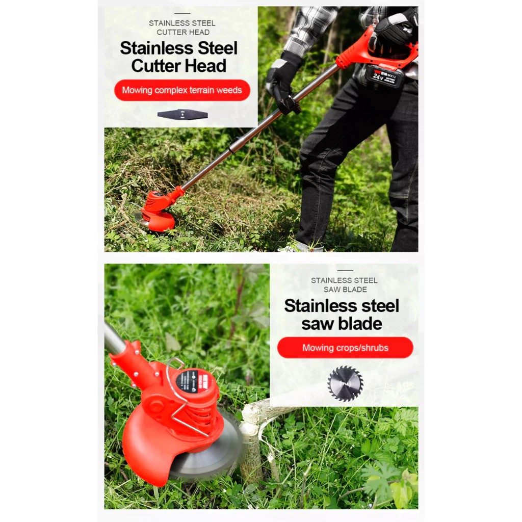  IRONHOOF Mesin Potong Rumput Baterai 388V