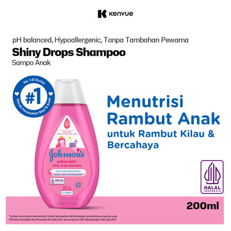 Johnson & Johnson Indonesia Johnson's Baby Active Kids Shiny Drops Shampoo
