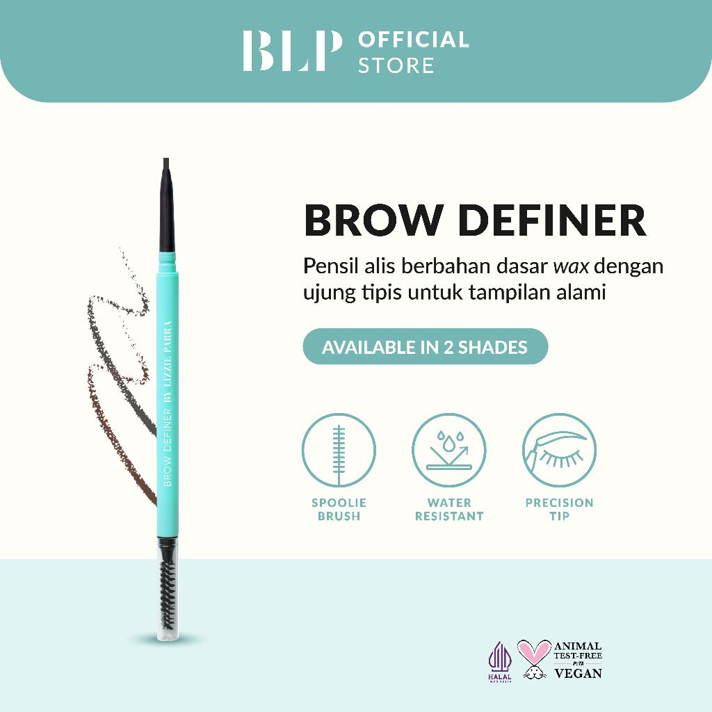 Lizzie Parra Kreasi BLP Beauty Eyebrow Definer Ash Brown