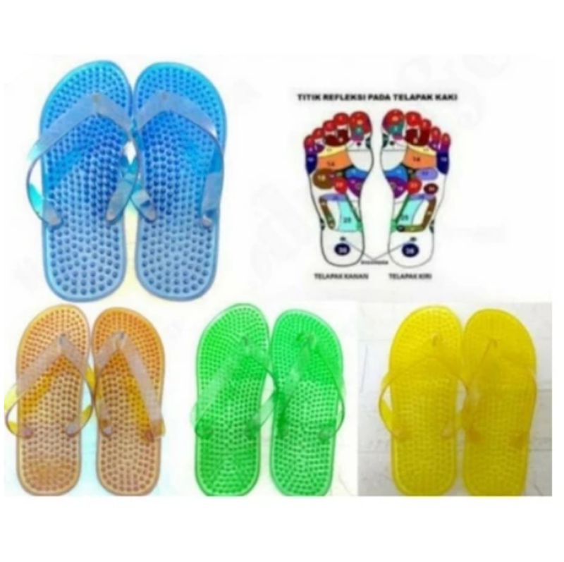 Sandal Refleksi Duri Kecil Terapi Kesehatan 4