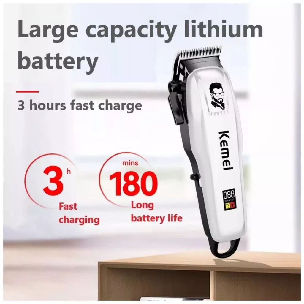 Yiwu Kemei Electric Appliance Kemei Hair Clipper Electric  KM-PG809A  