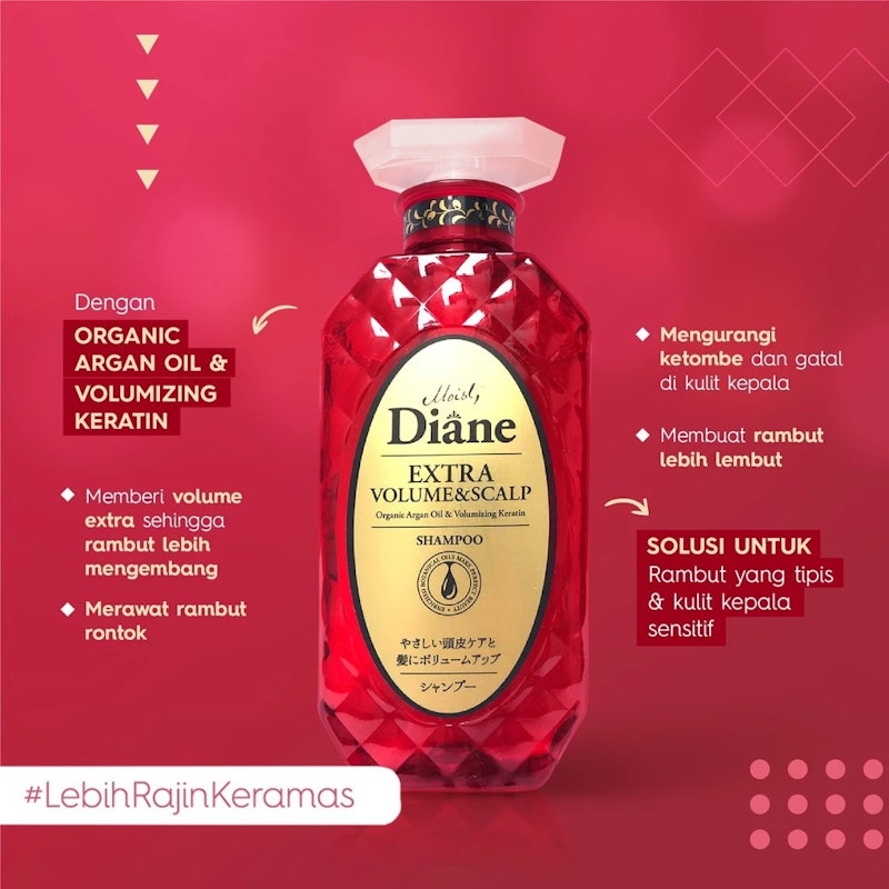 Moist Diane Extra Volume & Scalp Shampoo 2