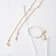 Missbigjillacc White Beads Hijab Strap Mask Set with Connector 1