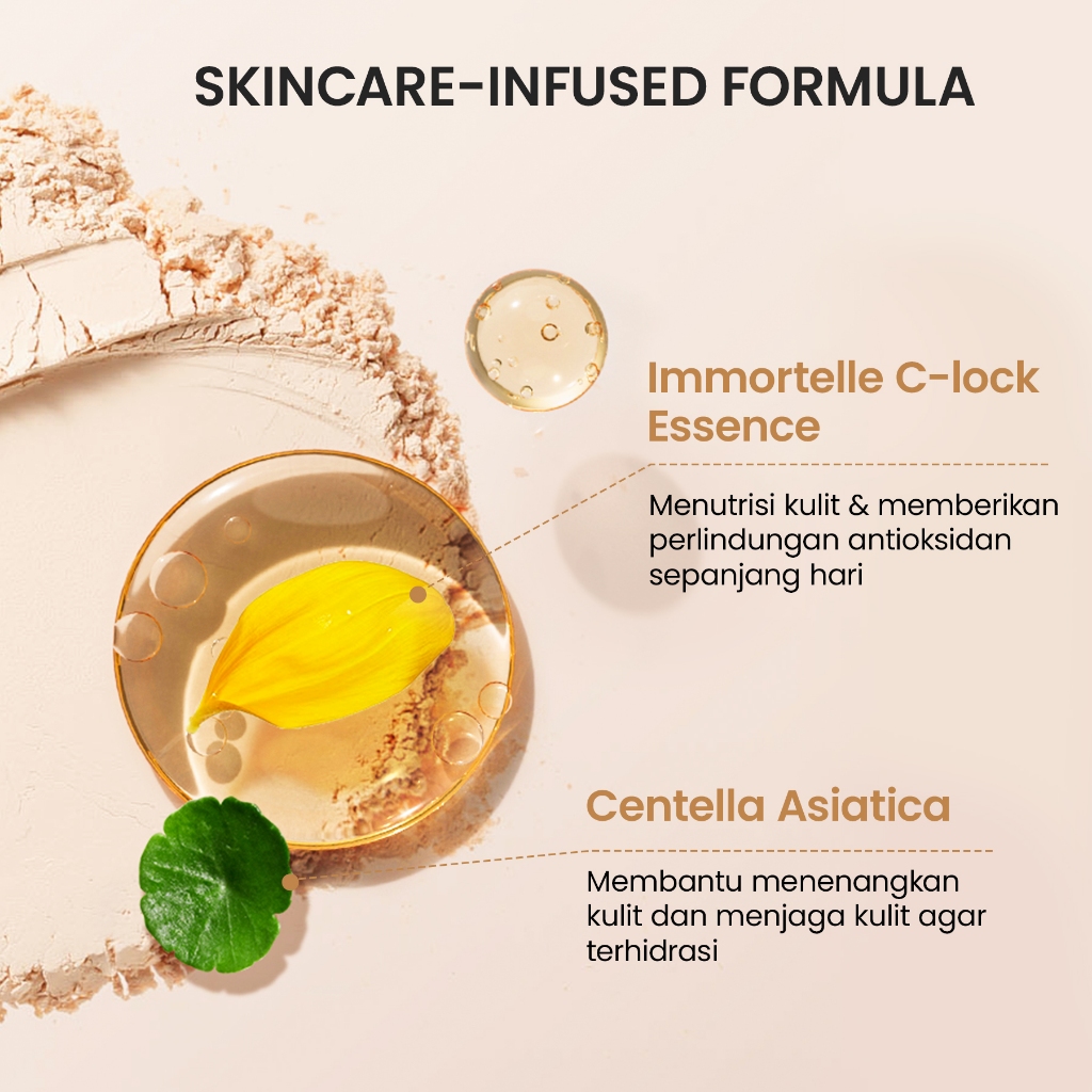 HEBE Beauty Style Y.O.U NoutriWear+ Airy Fit Loose Powder N507 Shell Beige