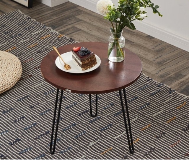 Pengrajin Meja Tamu Bulat Minimalis MS12