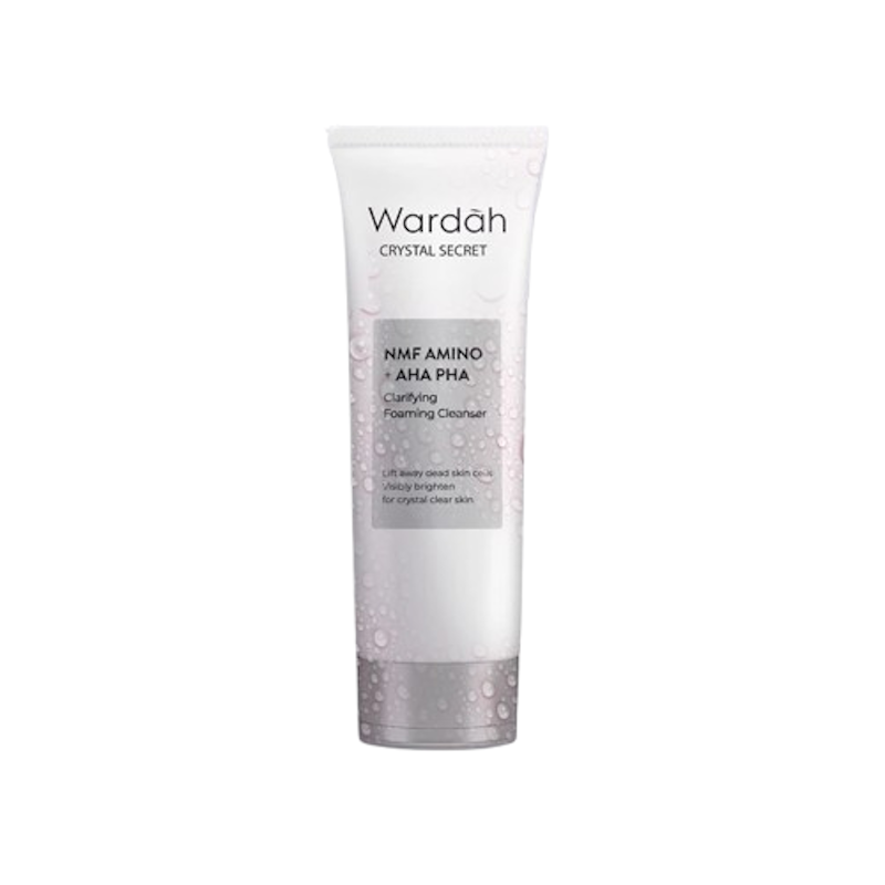 Wardah Crystal Secret NMF Amino + AHA PHA Clarifying Foaming Cleanser
