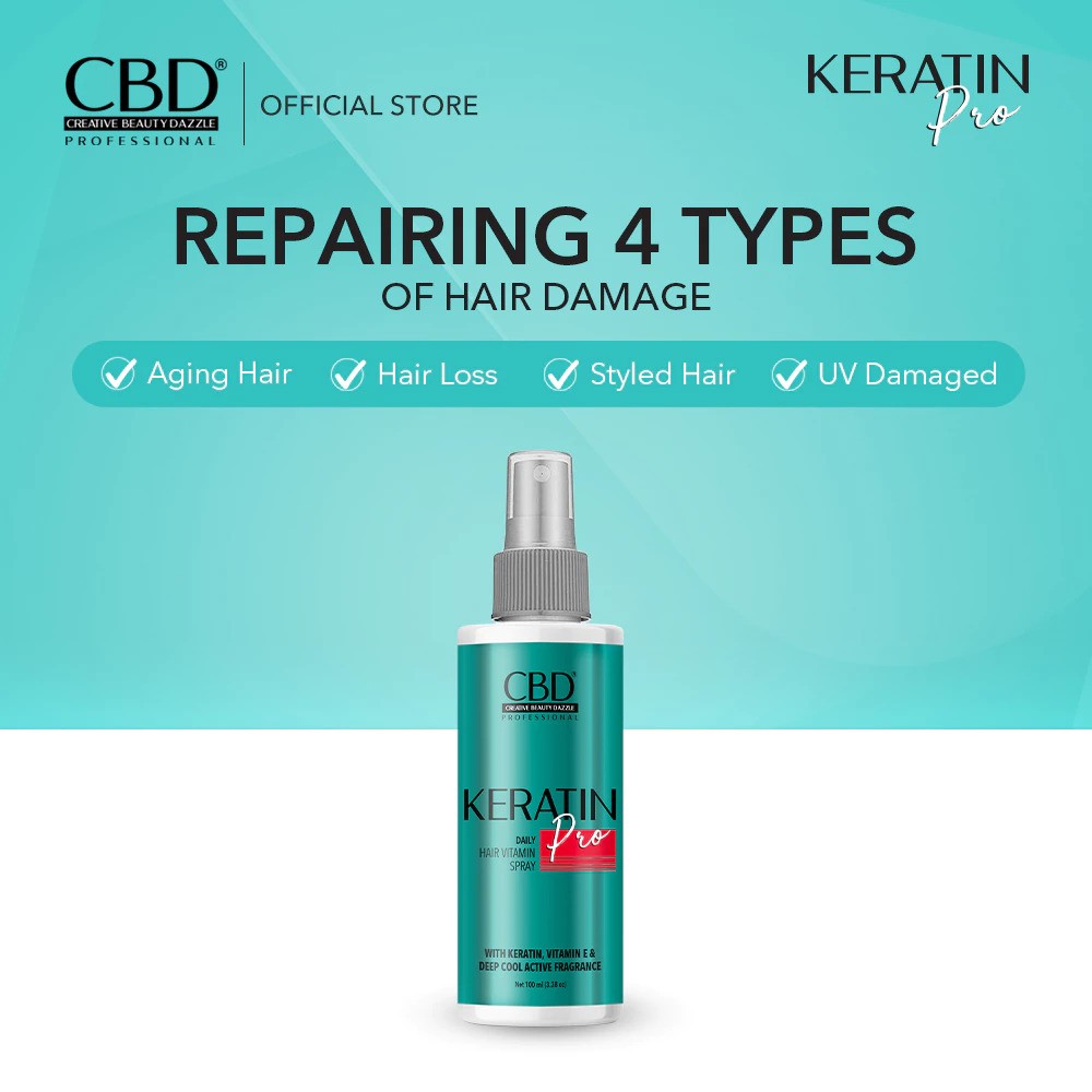 Victoria Care Indonesia CBD Professional  Keratin Pro Daily Hair Vitamin Spray