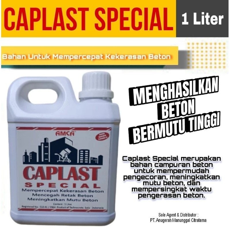 Amca Caplast Special Bahan untuk Mempercepat Kekerasan Beton 3