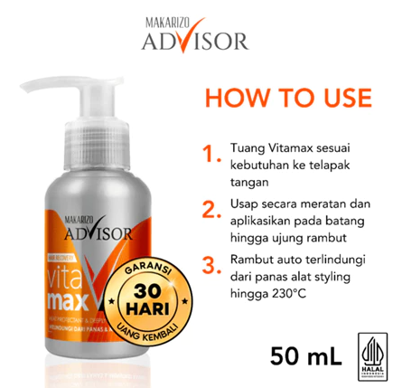 Akasha Wira International Makarizo Advisor Hair Recovery Vitamax