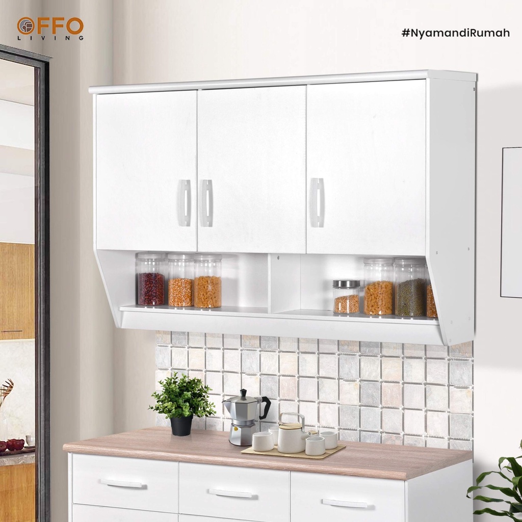 Offo Living Kitchen Set Lemari Dapur 3 Pintu - Luna 