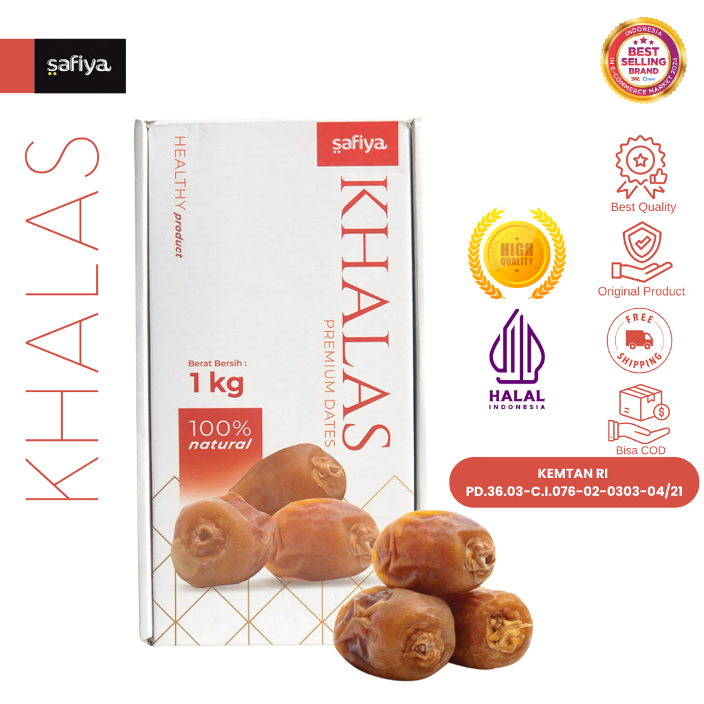 Safiya Food Indonesia Safiya Khalas Premium Dates