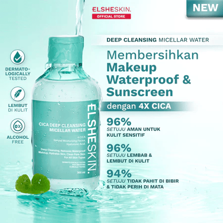 Elshe Estetika Nusantara Elsheskin Cica Deep Cleansing Micellar Water