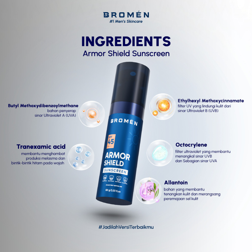 BROMEN Armor Shield Sunscreen SPF 45 PA +++ 3
