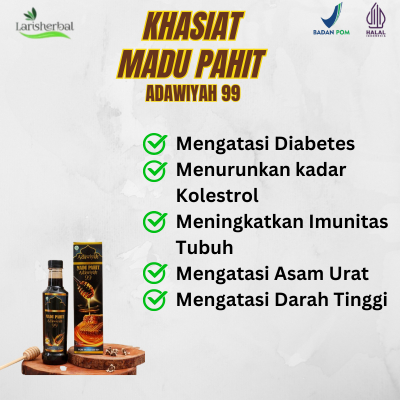 Adawiyah 99 Madu Hitam Pahit 3