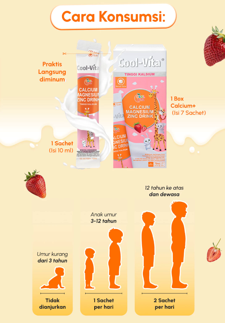 Coolvita Maju Sehat Cool-Vita® Calcium Magnesium Zinc Drink