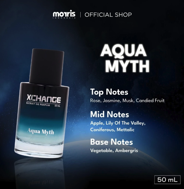 Aroma Prima Livindo Morris Xchange Extrait De Parfum Supernova Series Aqua Myth