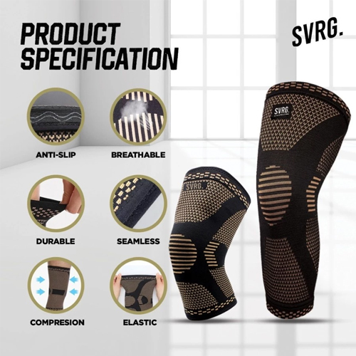 The Republic of Svarga Svarga Compression Knee Sleeve 