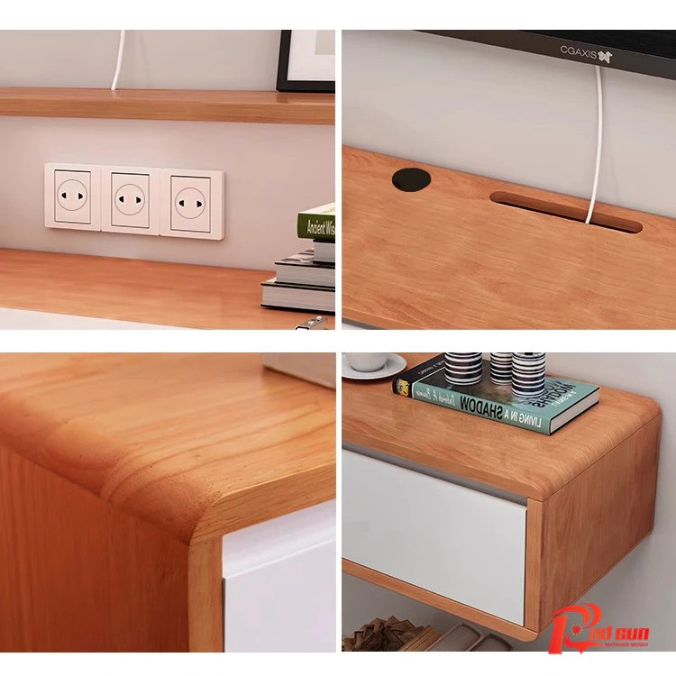 Red Sun Industry Red Sun Meja TV Gantung Minimalis