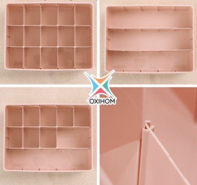 Oxihom Tempat Pakaian Dalam Kaos Kaki 15 Box Underwear Socks S3602