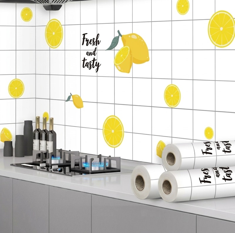 Joyful Home Interior Wallpaper Sticker Dapur 1