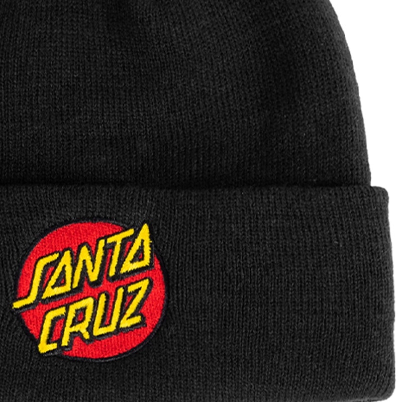 Classic Dot Patch Beanie Hat 2