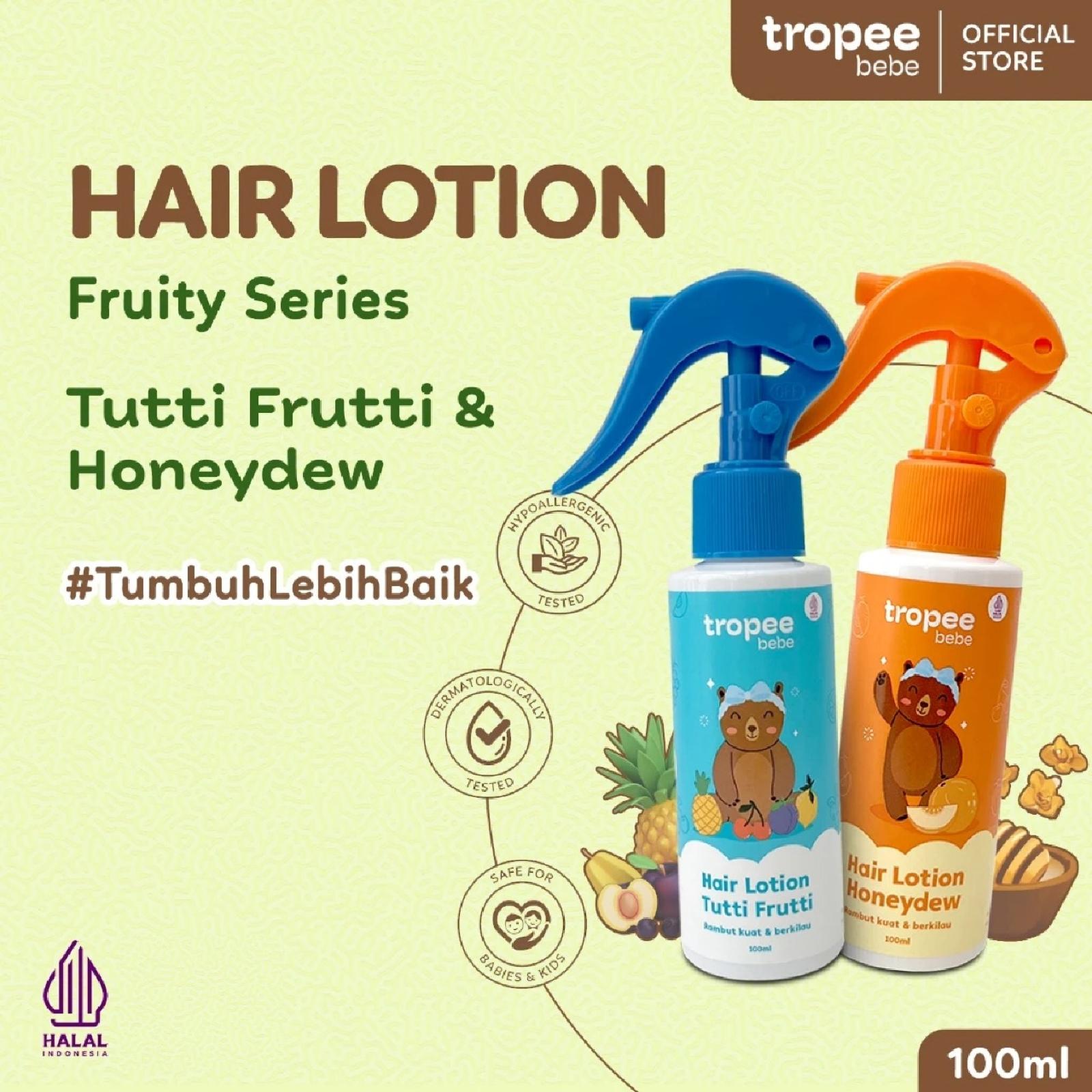 Mitra Sukses Bersama Distribusindo Tropee Bebe Hair Lotion Fruity Series
