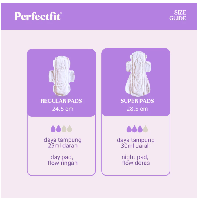 Perfect Fit Perfectfit® Organic Bamboo Pads Regular 