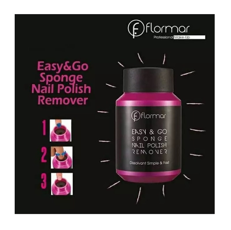 flormar Easy & Go Sponge Nail Polish Remover 4