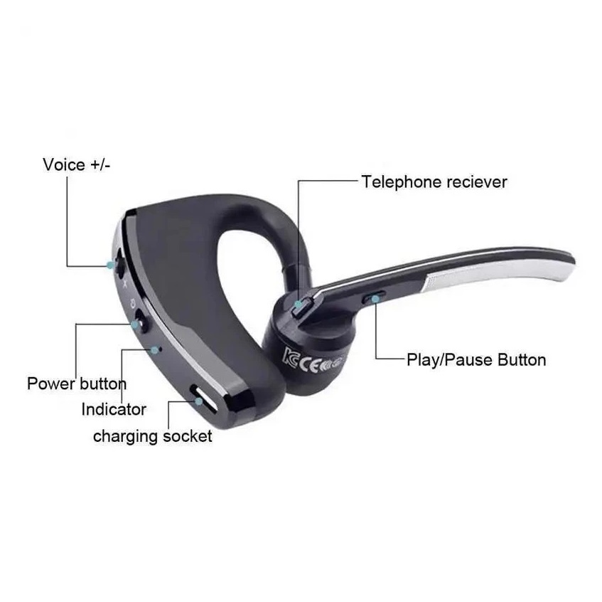  V8 Wireless Earphone Business Handsfree 