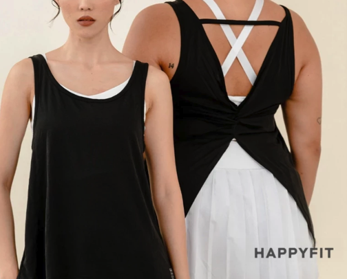 HappyFit Indonesia Happyfit Back Tied Tank Top