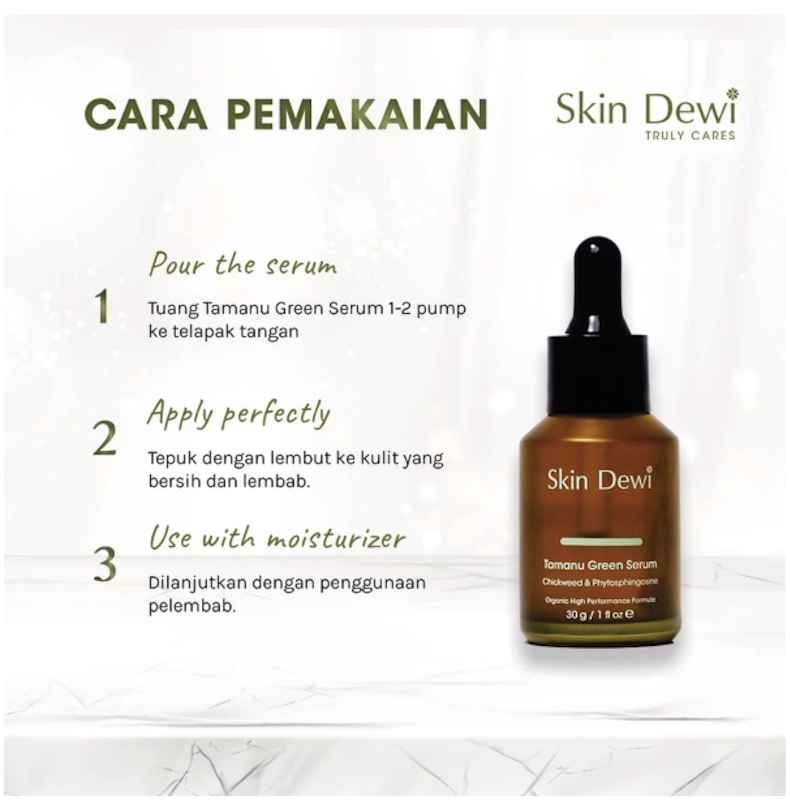 Skin Dewi Tamanu Green Serum 4
