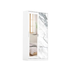 Titanok Lemari Pakaian Besi 2 Pintu