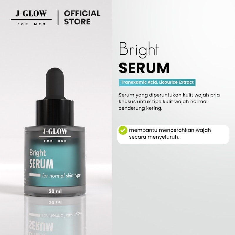 J-GLOW FOR MEN Paket Brightening Fresh Water 2