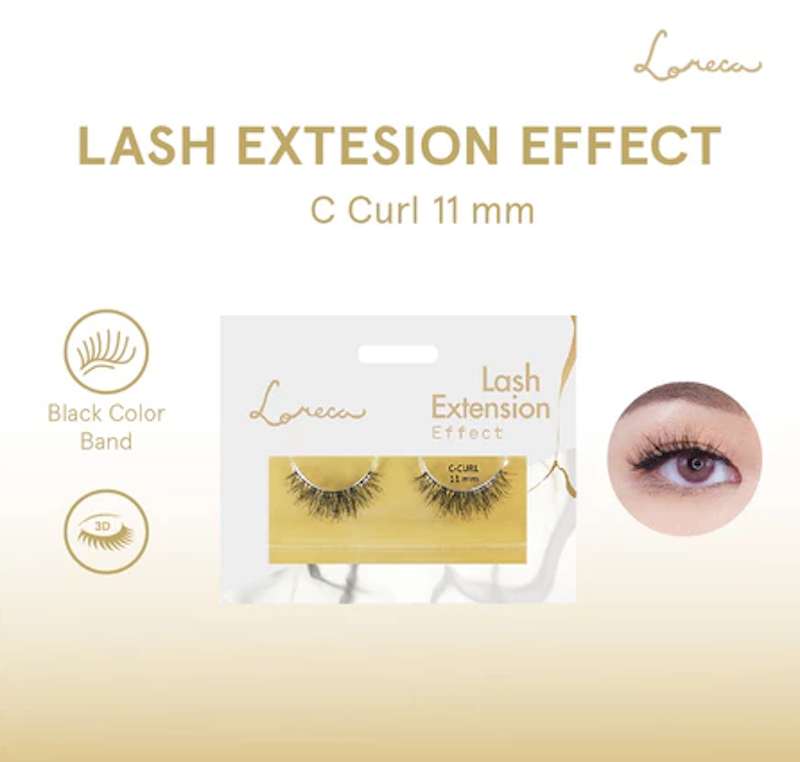 Loreca Lash Extension Effect C Curl 11 mm 3