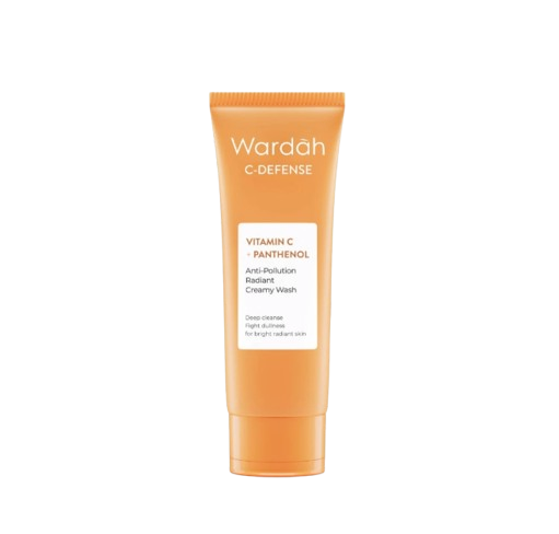 Wardah ｜ C-defense Vitamin C + Panthenol Anti-Pollution Radiant Creamy Wash