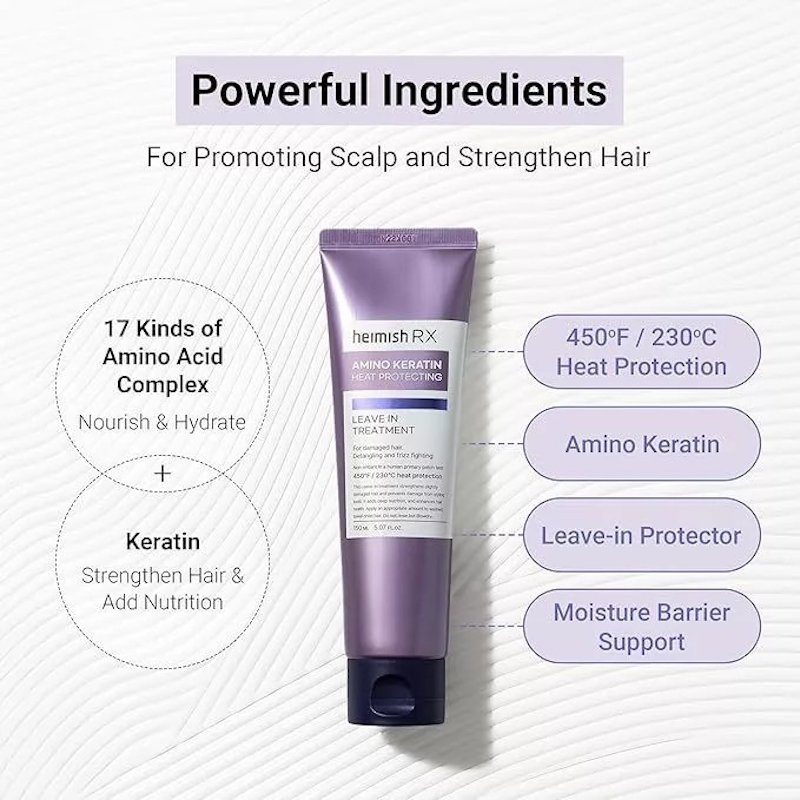Heimish RX Amino Keratin Heat Protecting Leave In Treatment 4