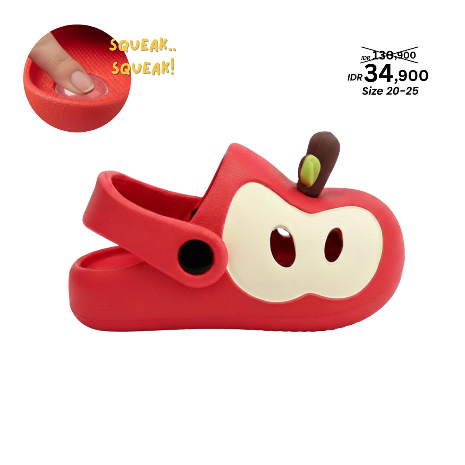 Clover Luck Sandal Selop Apel Bunyi Cit Cit Anak Perempuan 3