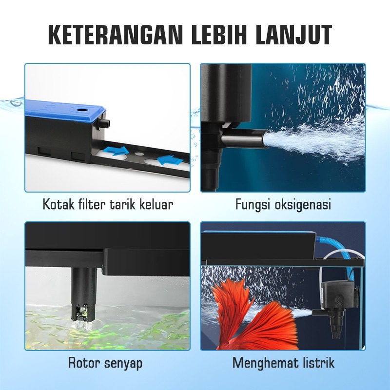 Armada Top Filter Aquarium SP-650A