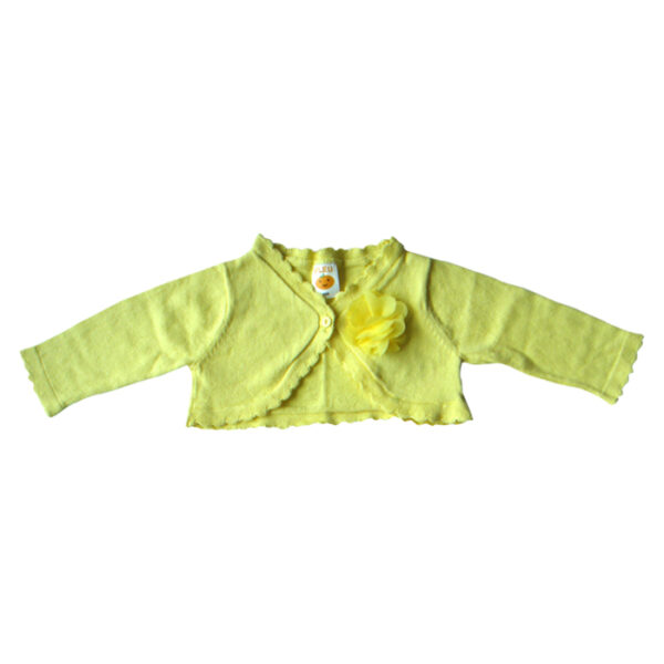 Pleu Cardigan Rajut Bunga