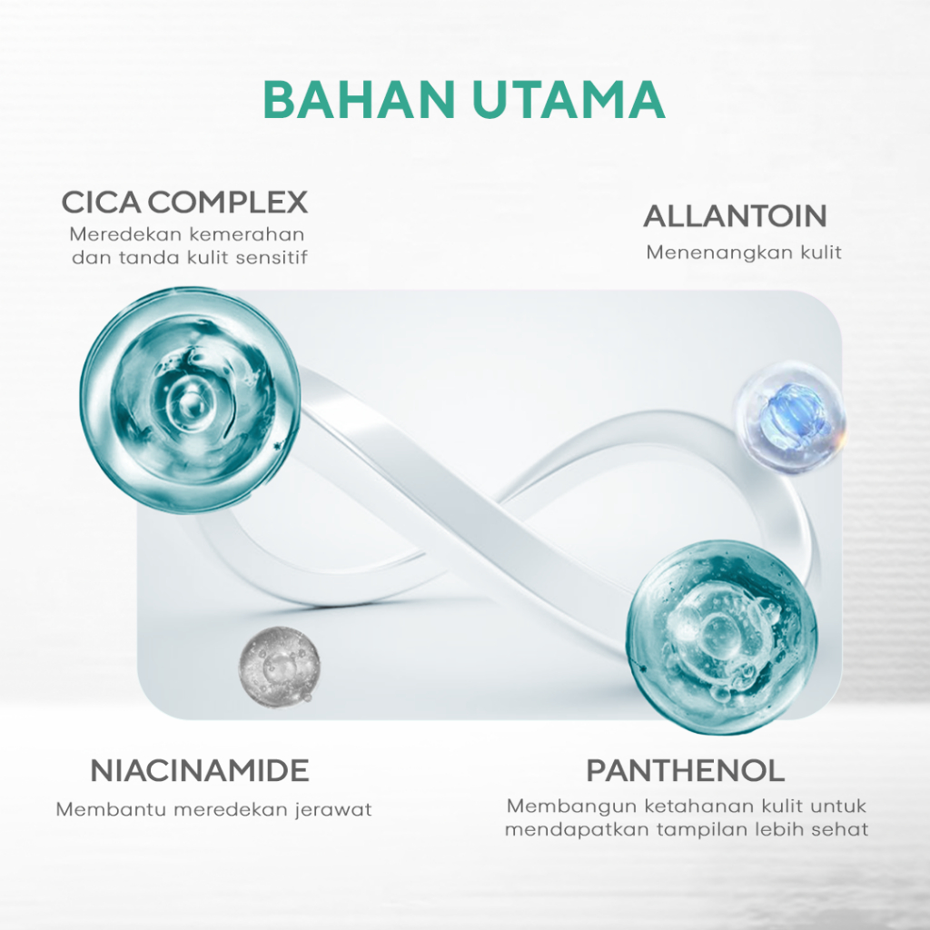Paragon Technology and Innovation Wardah Cica Complex + Panthenol Ceramide Calm & Soothe Gel Moisturizer