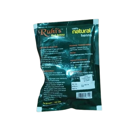 Ganga Prasad Puneet Kumar Ruhi's Red Henna for Silky & Shiny Hair