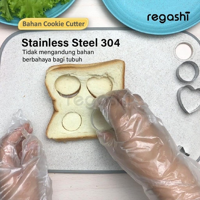 Regashi Cetakan Kue Kering Motif 24pcs | Cookie Cutter