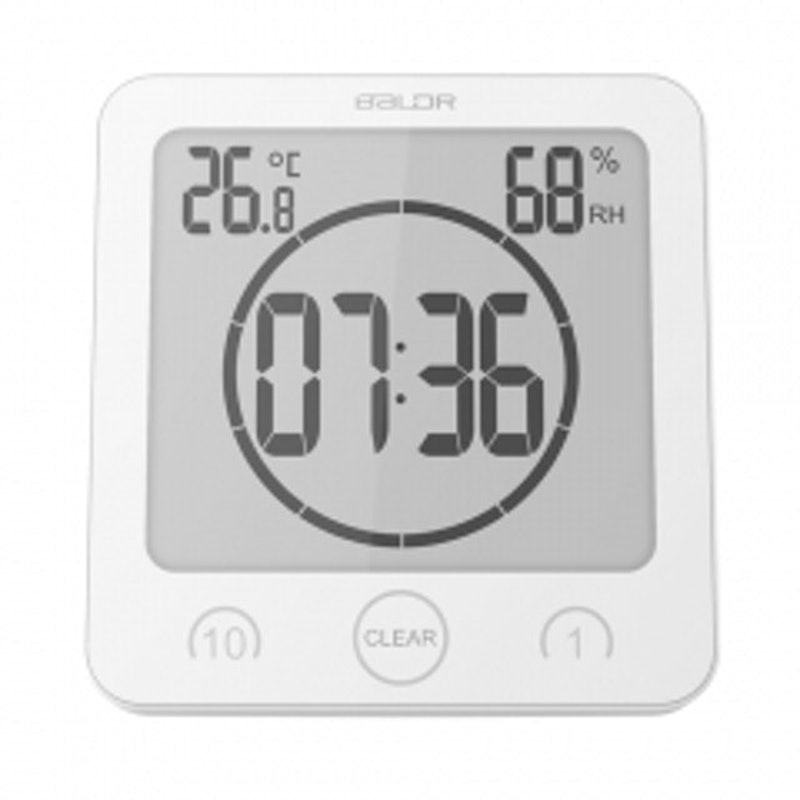 Waterproof Shower Clock With Timer Function 1