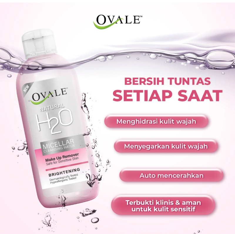 Ovale Natural H2O Micellar Water Brightening 2