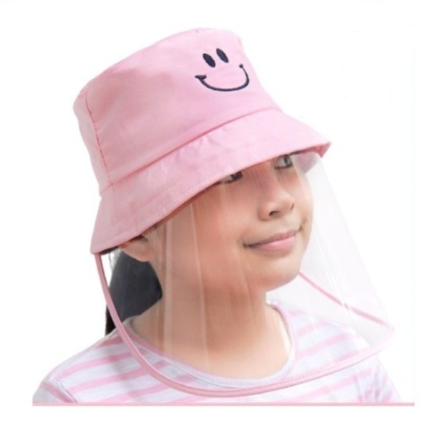  Face Shield Topi Bucket Anak