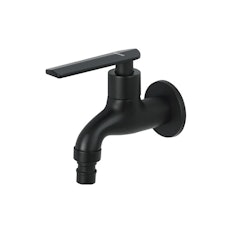 Paloma Short Wall Tap with Hose Coupling and Screw Collar