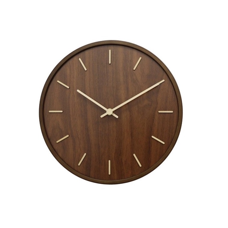 Informa Jam Dinding Motif Kayu  ｜ 8C