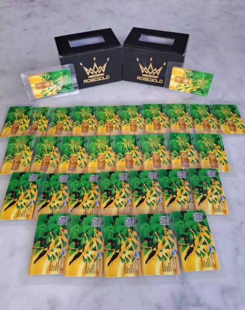  Rose Gold Logam Mulia Emas Mini 0.02 Gram