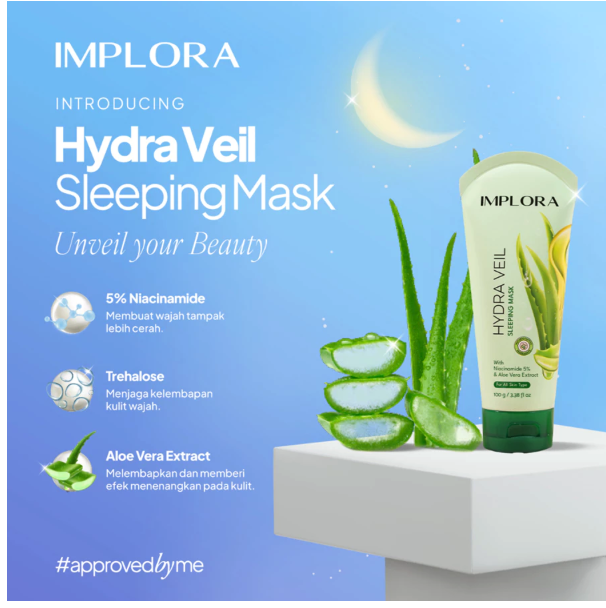 Implora Sukses Abadi Implora Hydra Veil Sleeping Mask