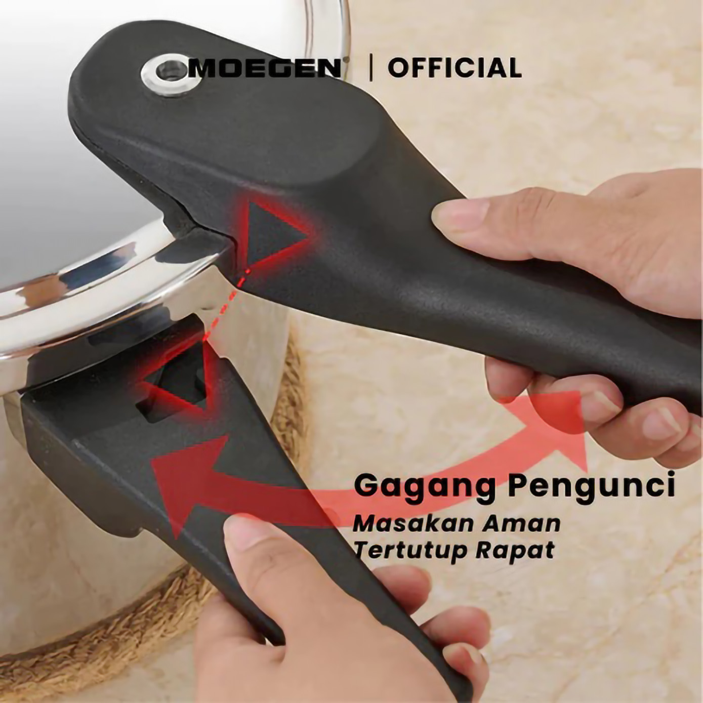 Moegen Cookware Moegen Presto Stainless Steel 4 liter